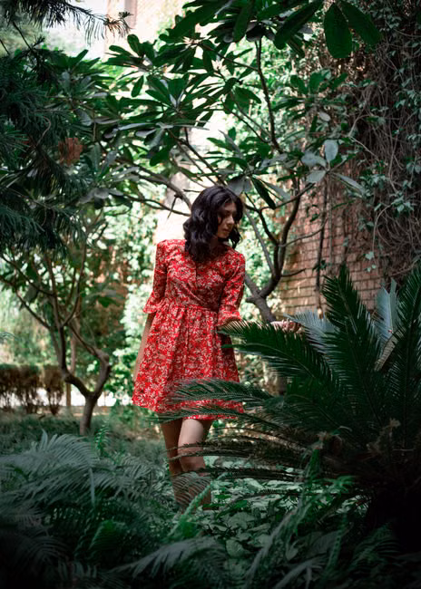 Vestido Floral Vermelho